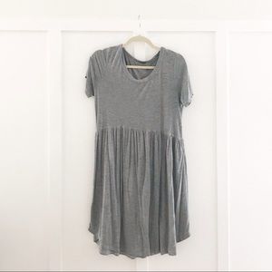Casual gray dress